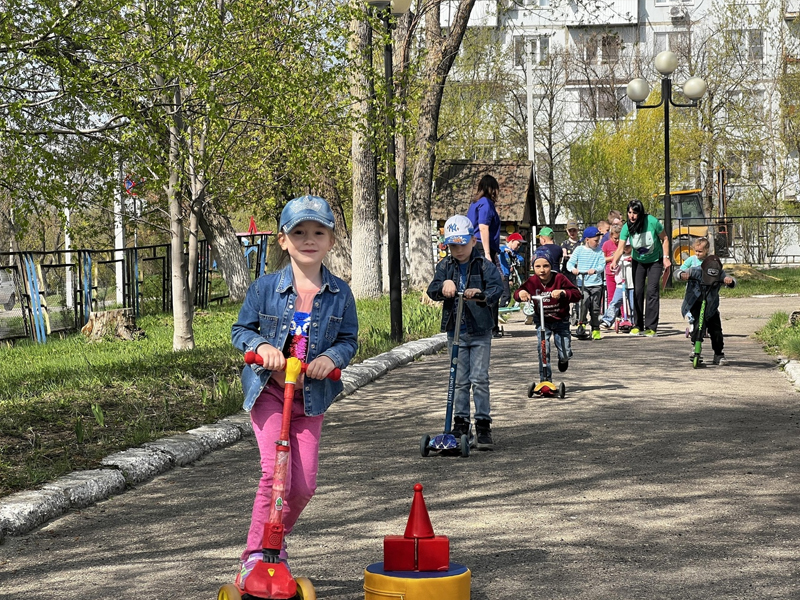 Дошколята отметили Всемирный день велосипеда.