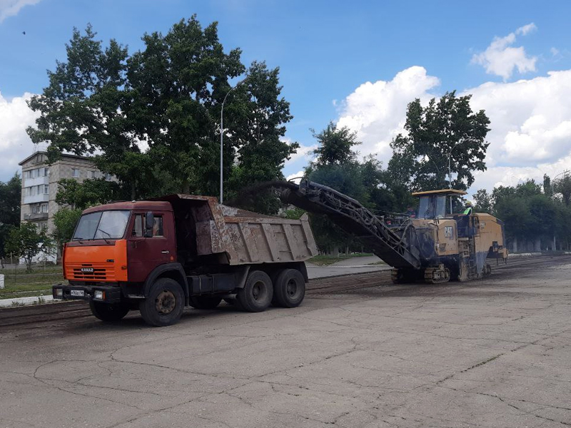 Началось благоустройство Центральной площади.