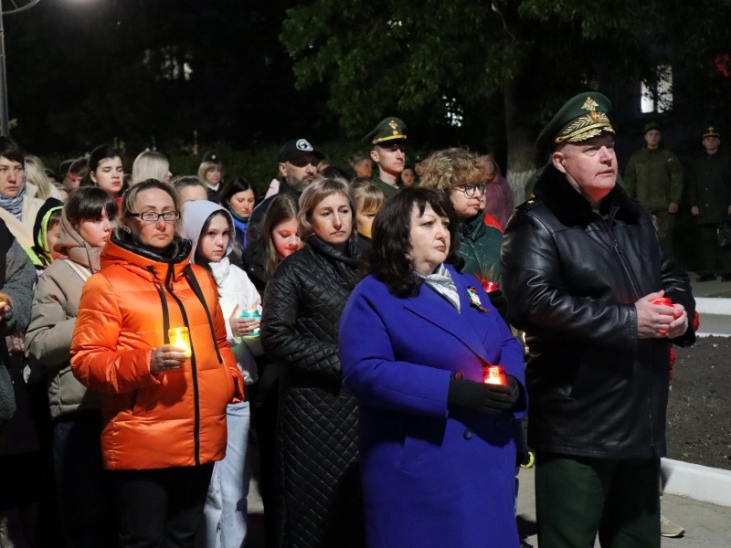 Накануне Дня Победы прошла акция «Свеча памяти».