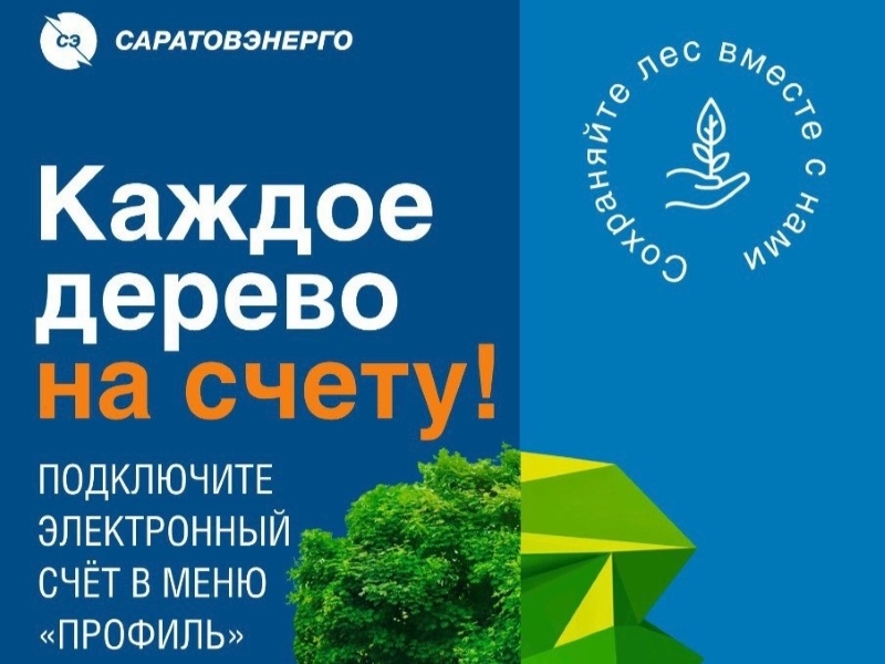 Более 152 тысяч клиентов ПАО «Саратовэнерго» подключили электронный счёт.
