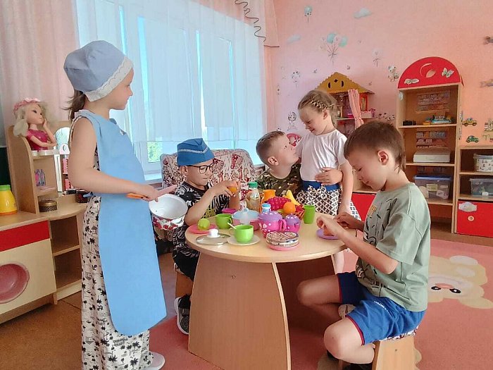 В детском саду прошел &quot;семейный&quot; день.