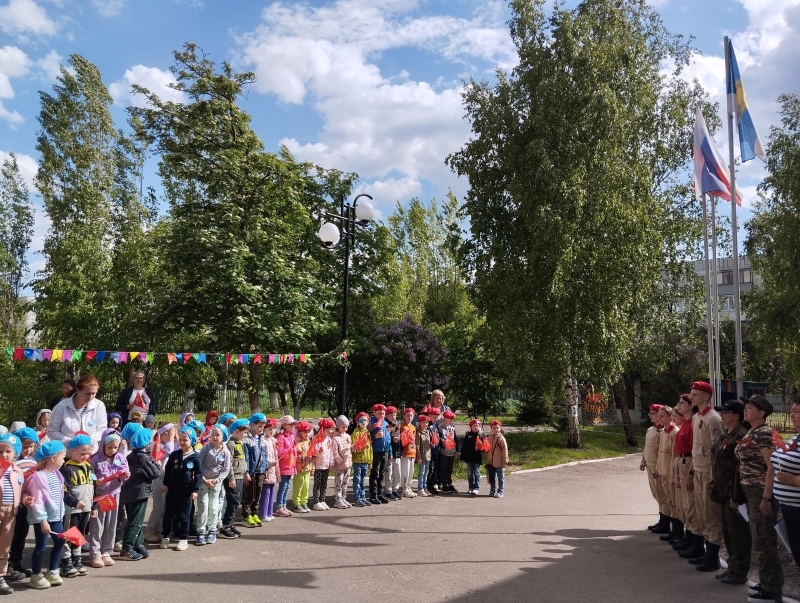 У дошколят прошла военно-патриотическая игра «Зарница».