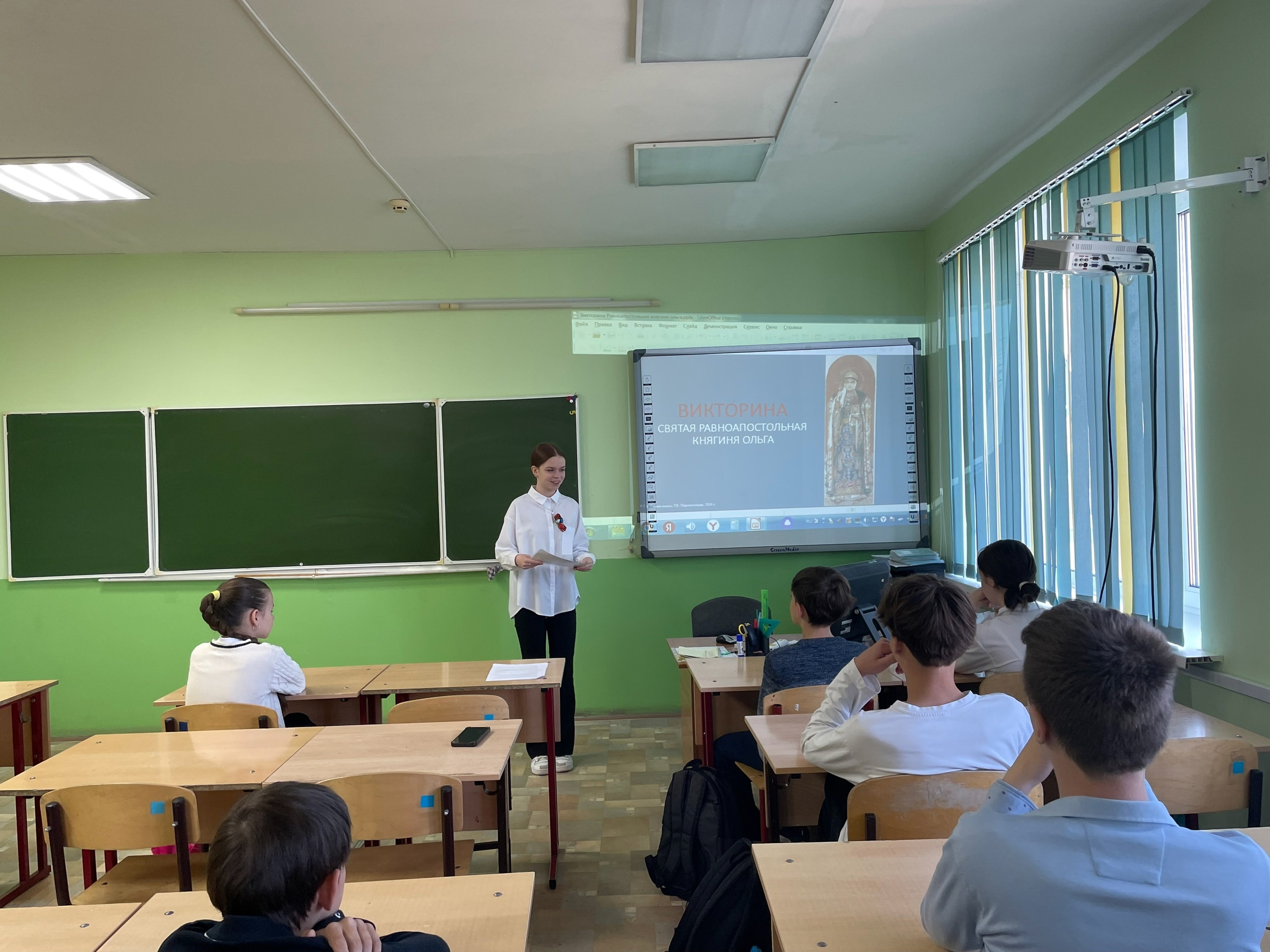Светловская школьница продолжает проект «История России в Великих Святых».