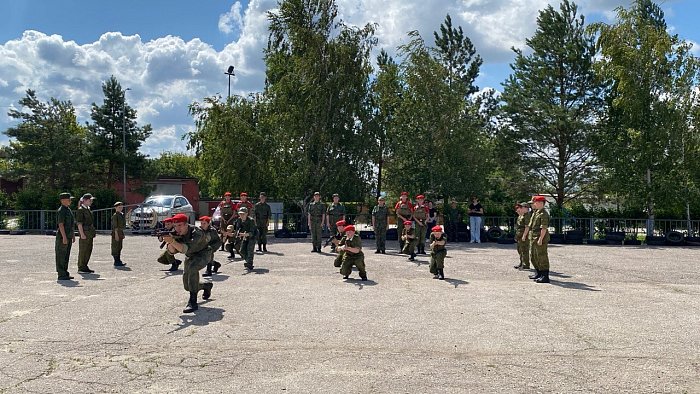 Состоялось торжественное закрытие военно-спортивного лагеря &quot;Щит Отечества&quot;.