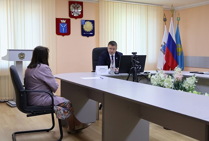 Глава городского округа провел прием граждан по личным вопросам.