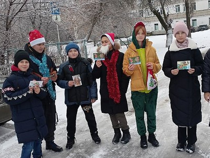 Шестиклассники приняли участие во Всероссийской акции &quot;Российский детский Дед Мороз&quot;.