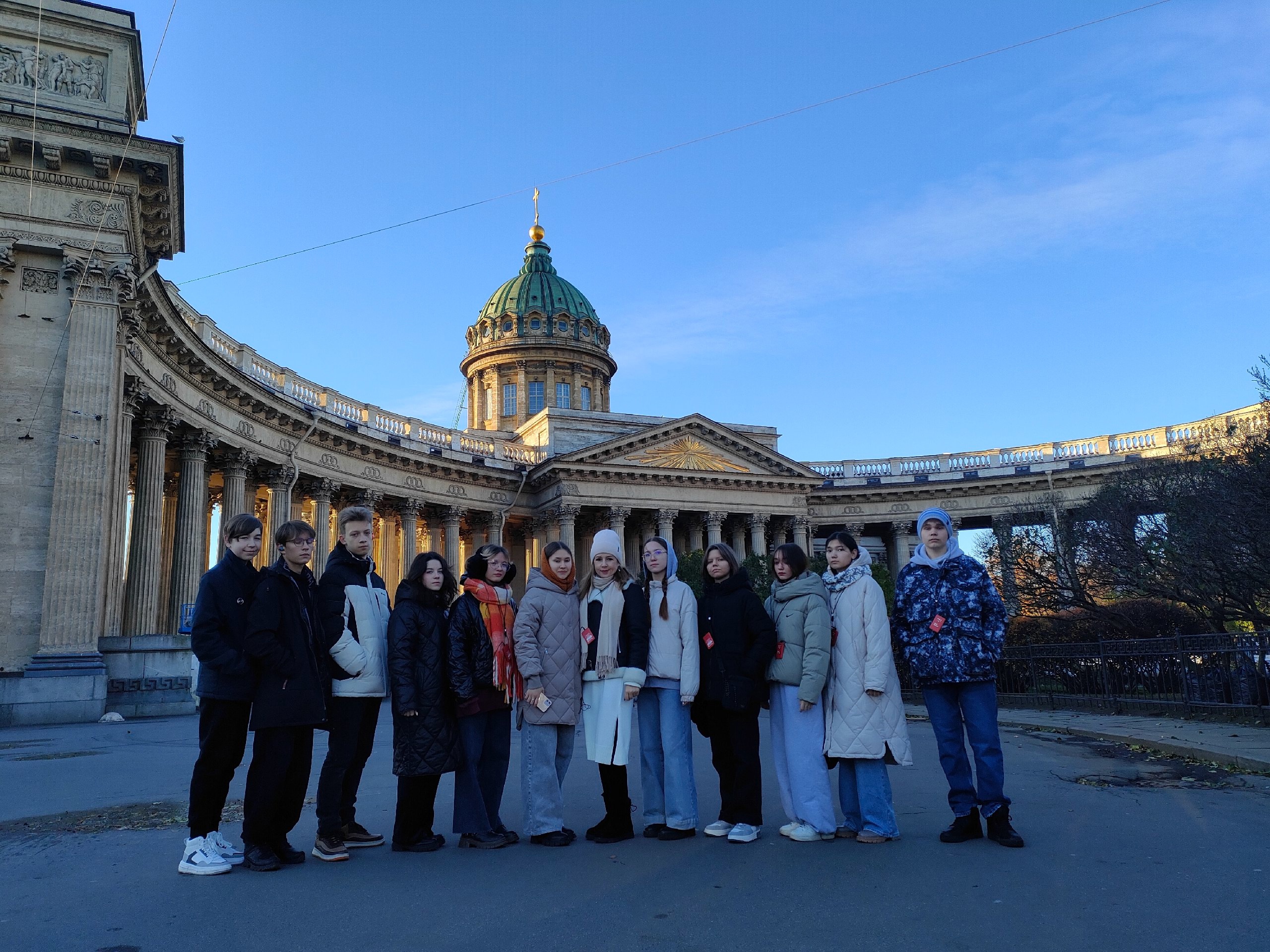 Школьники Светлого побывали в Санкт-Петербурге.