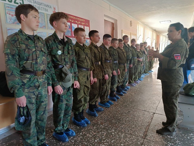 В военно-спортивном лагере &quot;Щит Отечества&quot; прошла профилактическая беседа с курсантами.