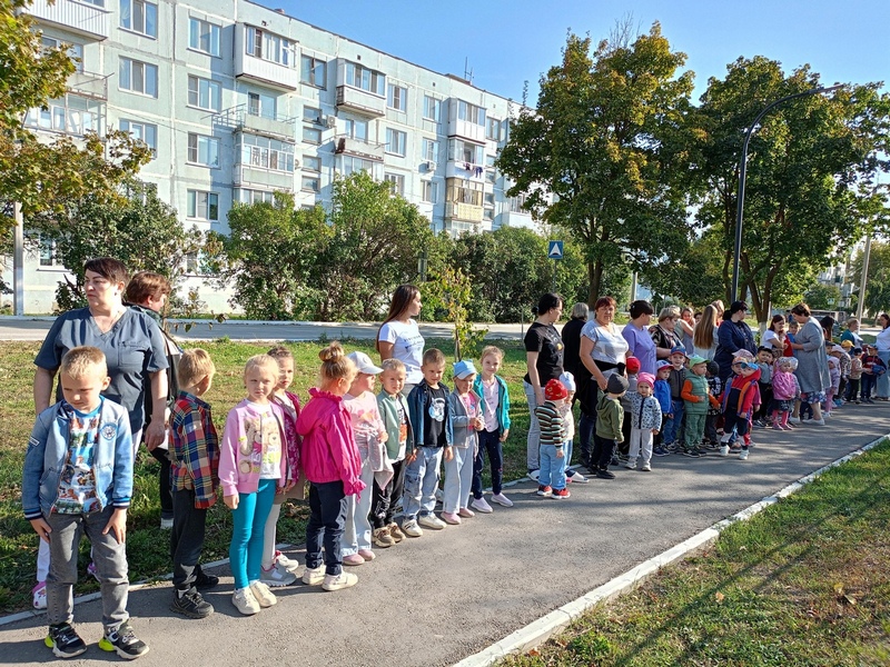 В детском саду прошли тренировочные учебные эвакуации.