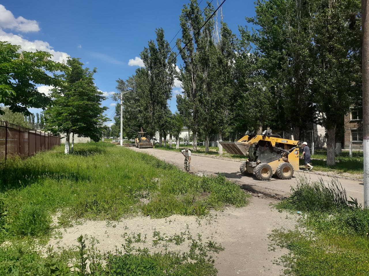 Начались работы по ремонту улично-дорожной сети.