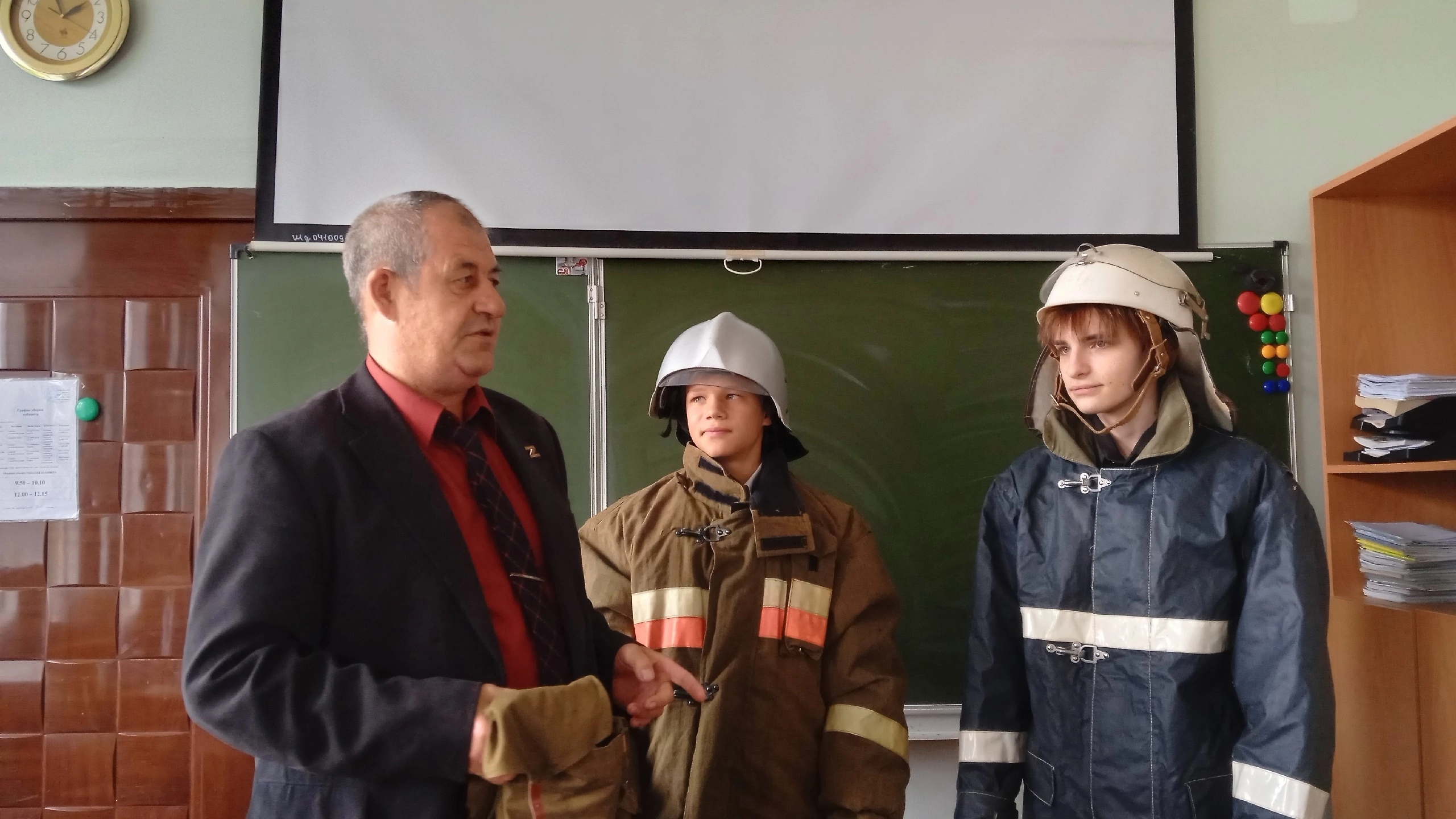 В школе прошел Всероссийский урок культуры безопасности.