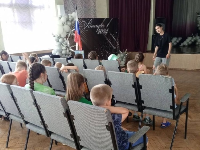 &quot;Минутка здоровья&quot; в летнем лагере была посвящена безопасности на воде.