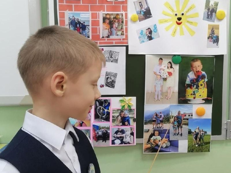 Первоклассники защитили проекты "Моя семья". Первоклассники защитили проекты "Моя семья".