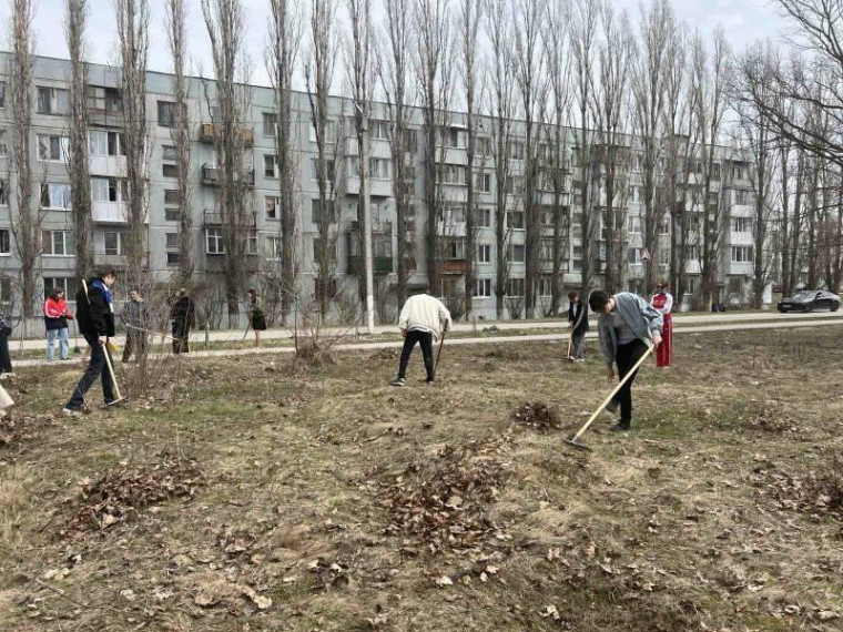 Череда субботников продолжается. Череда субботников продолжается.